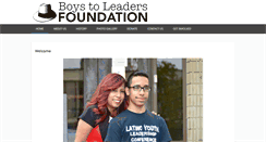 Desktop Screenshot of boystoleadersfoundation.org